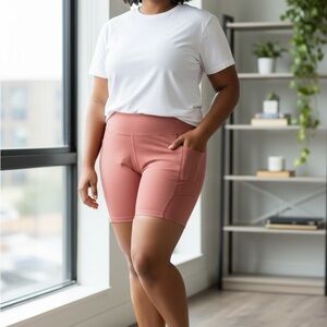 Ideology Women's Mauve Bike Shorts